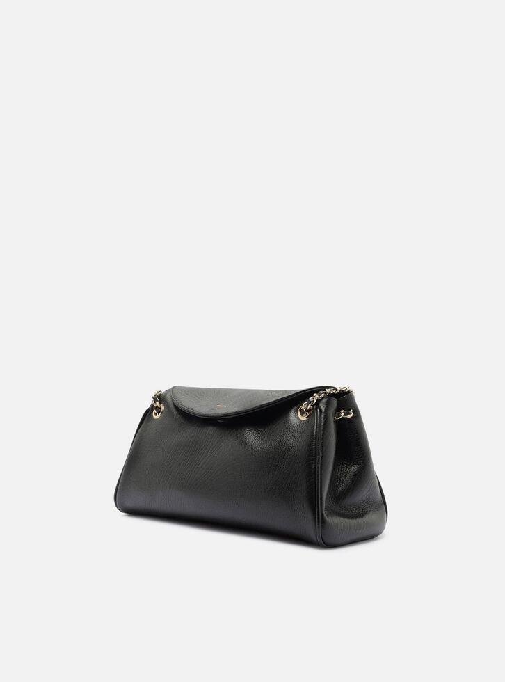 Bolsa Shoulder Preta Média Corrente