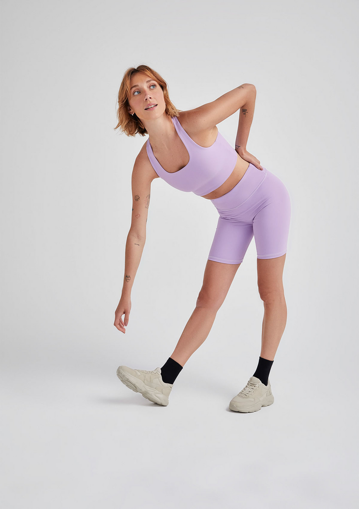 Bermuda Esportiva Roxo Hering Básica