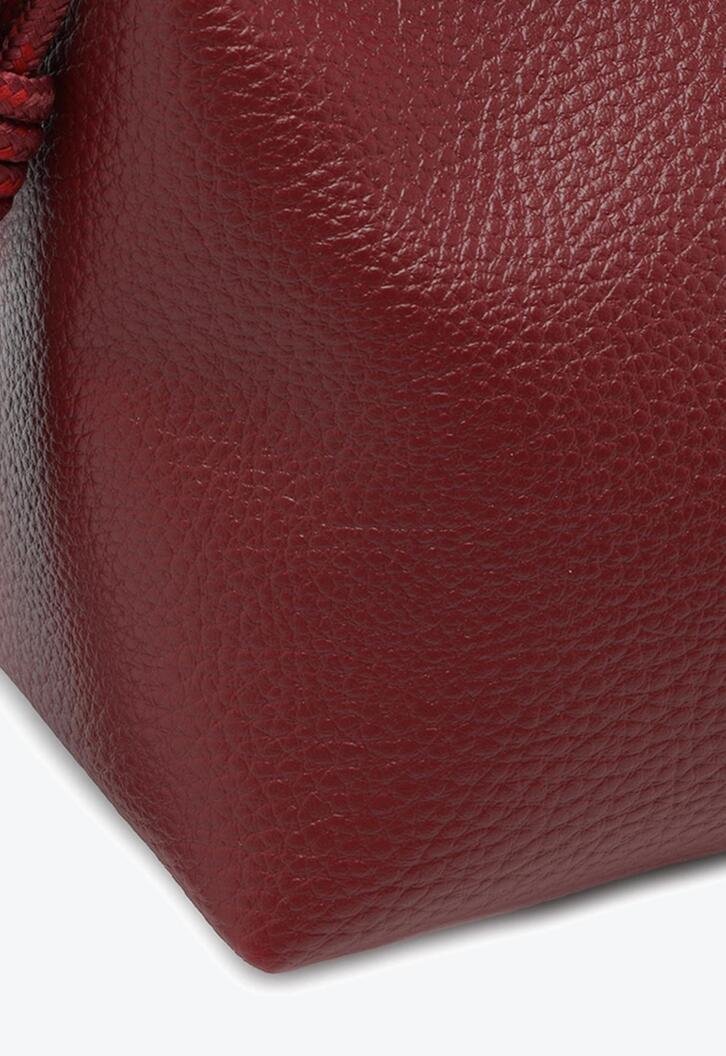Bolsa Tiracolo Média Merlot Vermelha