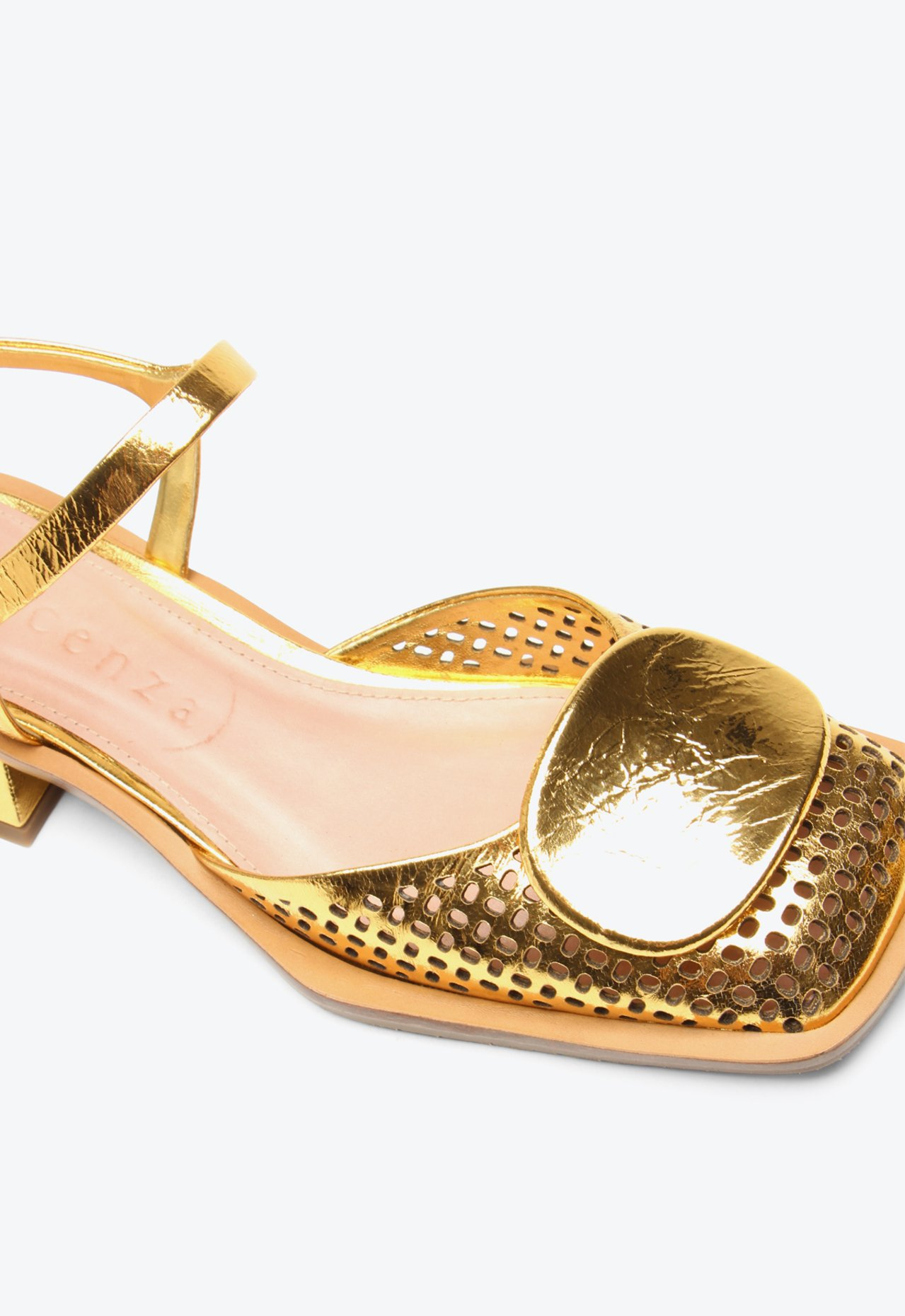 Slingback Colômbia Dourado | ZZ MALL