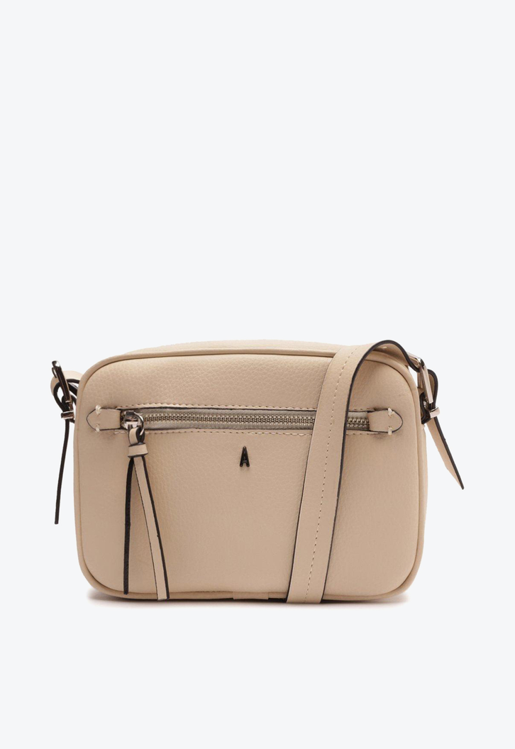 Bolsa Tiracolo Branca Anacapri Lisa Média