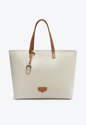 Bolsa Shopping Branca Anacapri Grande Cápsula Metal