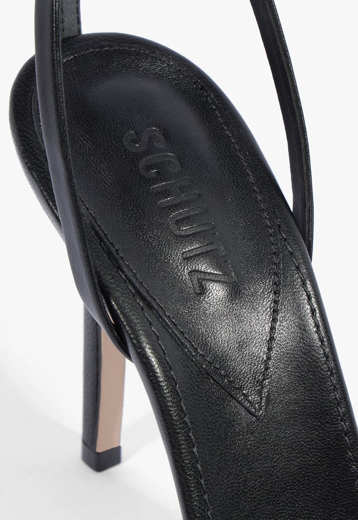 Sandália Salto Emily Metalizada Laço Preto | ZZ MALL