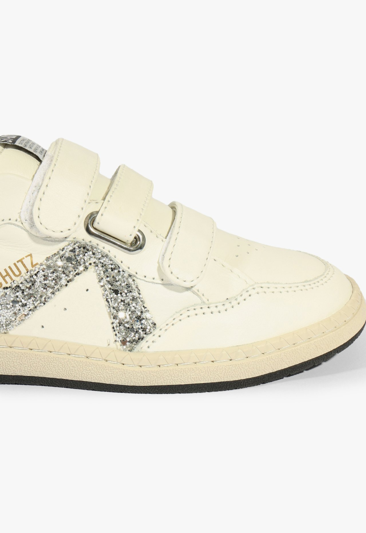Tênis Branco E Prata Schutz St 001 Couro | ZZ MALL