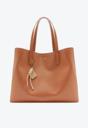 Bolsa Shopping Marrom Anacapri Grande Maxi Chaveiro