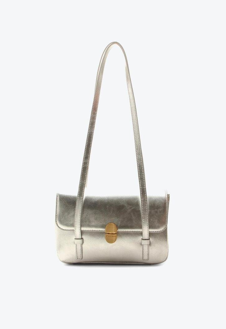 Bolsa Tiracolo Kate Média Prata