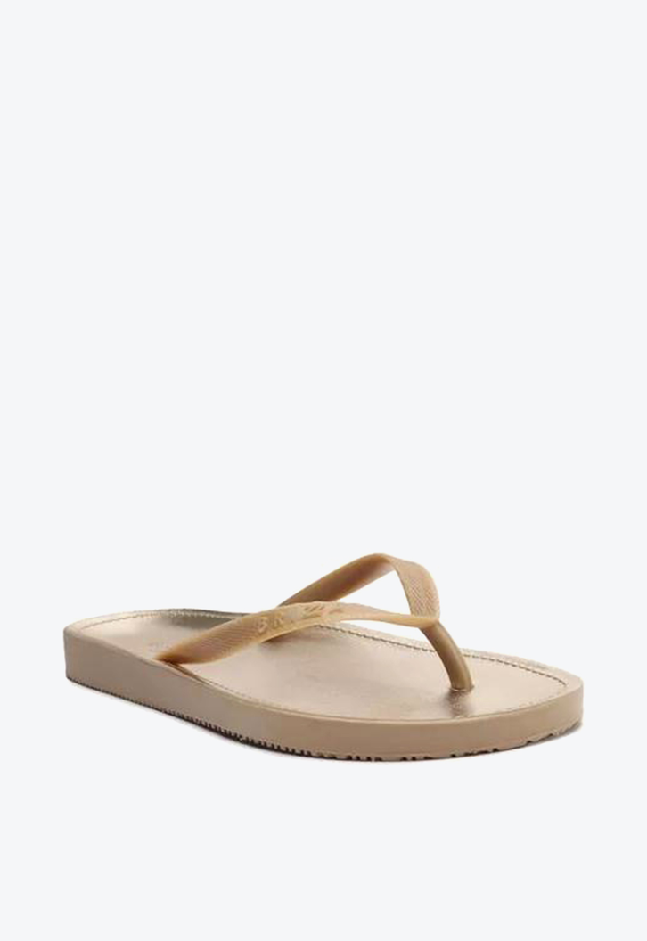 Chinelo De Dedo Dourado Brizza  Monocolor Fit