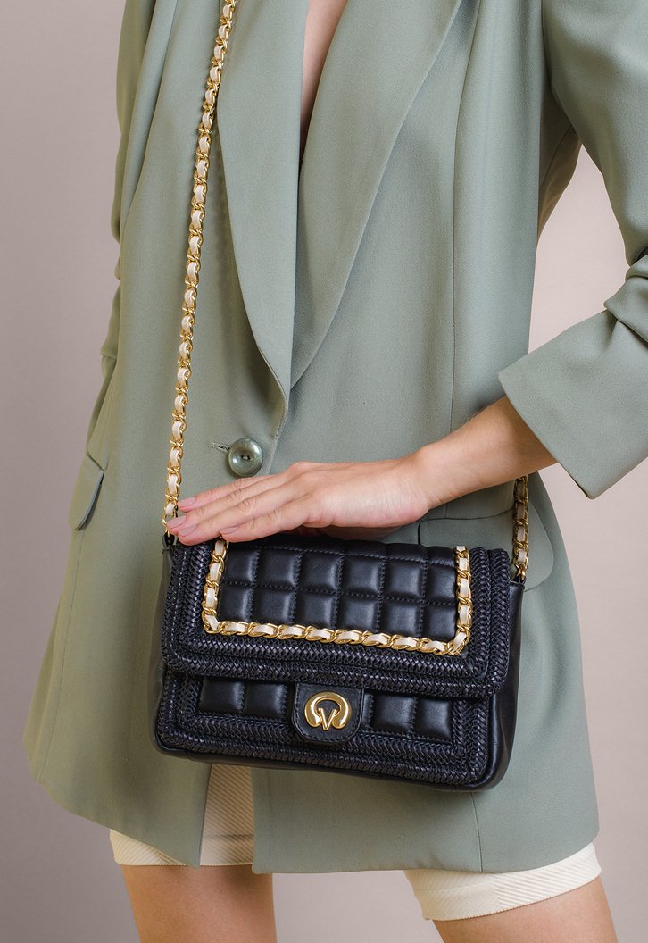 Bolsa Tiracolo Phoebe Média Preto