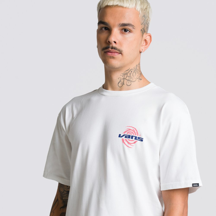 Camiseta Wormhole Warped White | ZZ MALL