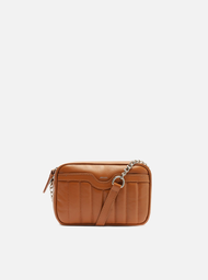 Bolsa Tiracolo Marrom Arezzo Couro Francine Pequena