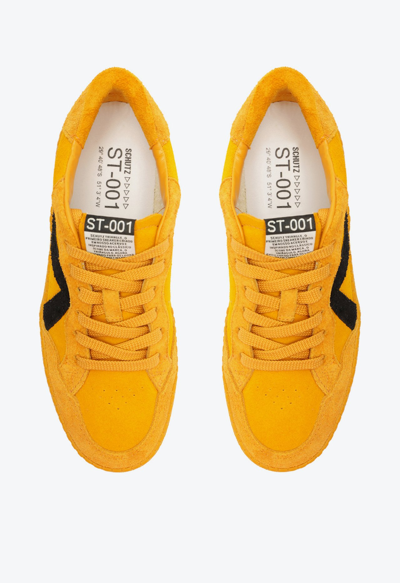 TÊNIS SCHUTZ ST 001 COURO LARANJA | ZZ MALL