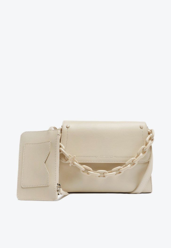 Bolsa Tiracolo Branca Anacapri Mônaco Média