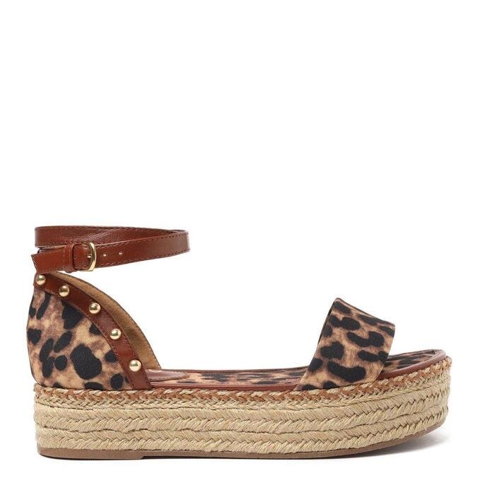 sandalia flatform arezzo