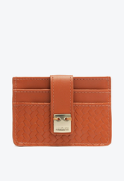Porta-Cartão Laranja Anacapri Tressê