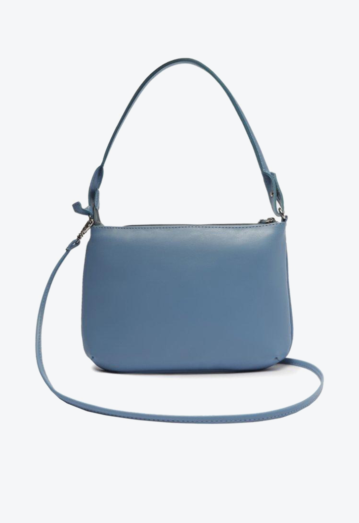 Bolsa Tiracolo Azul Anacapri Básica Média
