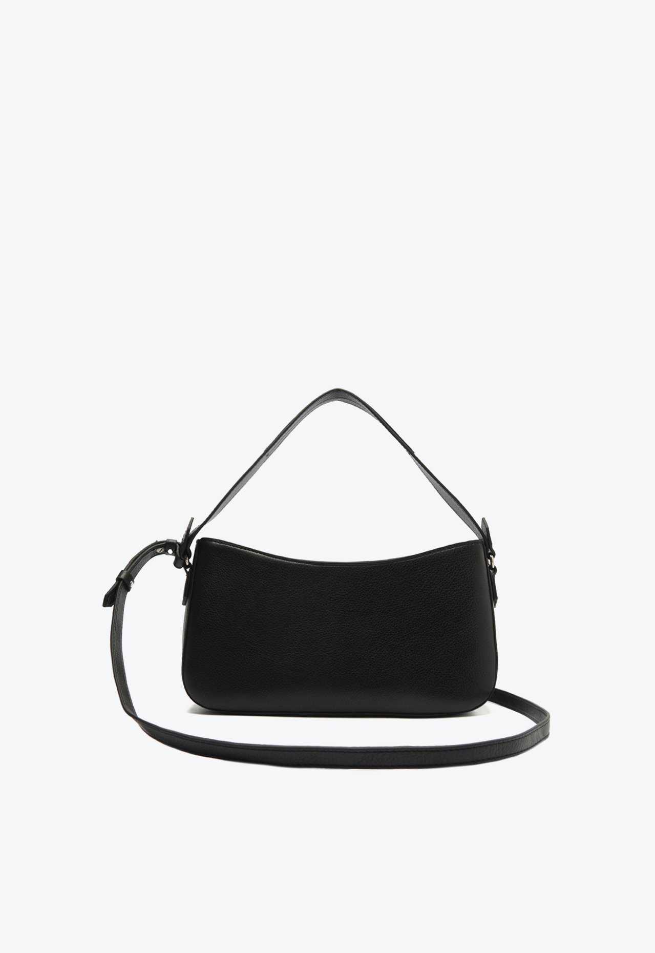 Bolsa Preta Schutz Média Shoulder Agatha Couro | ZZ MALL