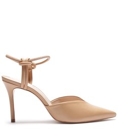 Scarpin Nude Schutz Knots Honey