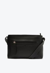 Bolsa Tiracolo Preta Anacapri Bolso Frontal Média