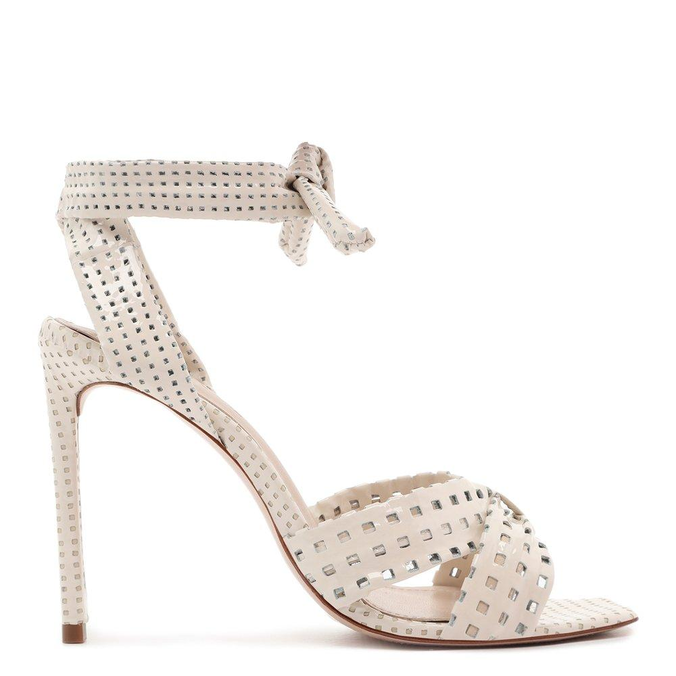 Sandália Schutz Knot Texture White | ZZ MALL