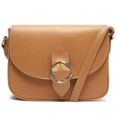 Crossbody Anacapri Marrom Média Fivela