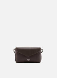 Bolsa Tiracolo Marrom Pequena Envelope | ZZ MALL