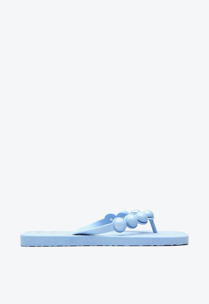 Flat Chinelo Flip Flop Azul + Necessaire VCZ