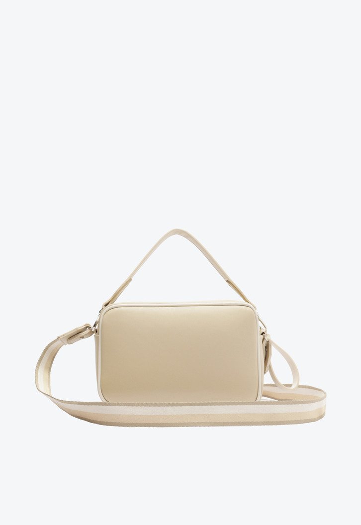 Bolsa Tiracolo Bege Anacapri Média Sporty Gorgurão | ZZ MALL