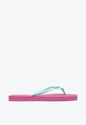 Chinelo De Dedo Roxo Azul Arezzo Brizza Bico Quadrado