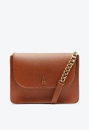 Bolsa Mini Tiracolo Marrom Anacapri Texturizada