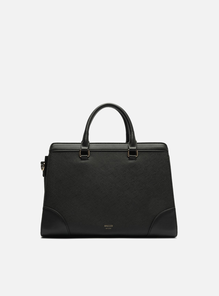 Bolsa Tote Preta Média | ZZ MALL