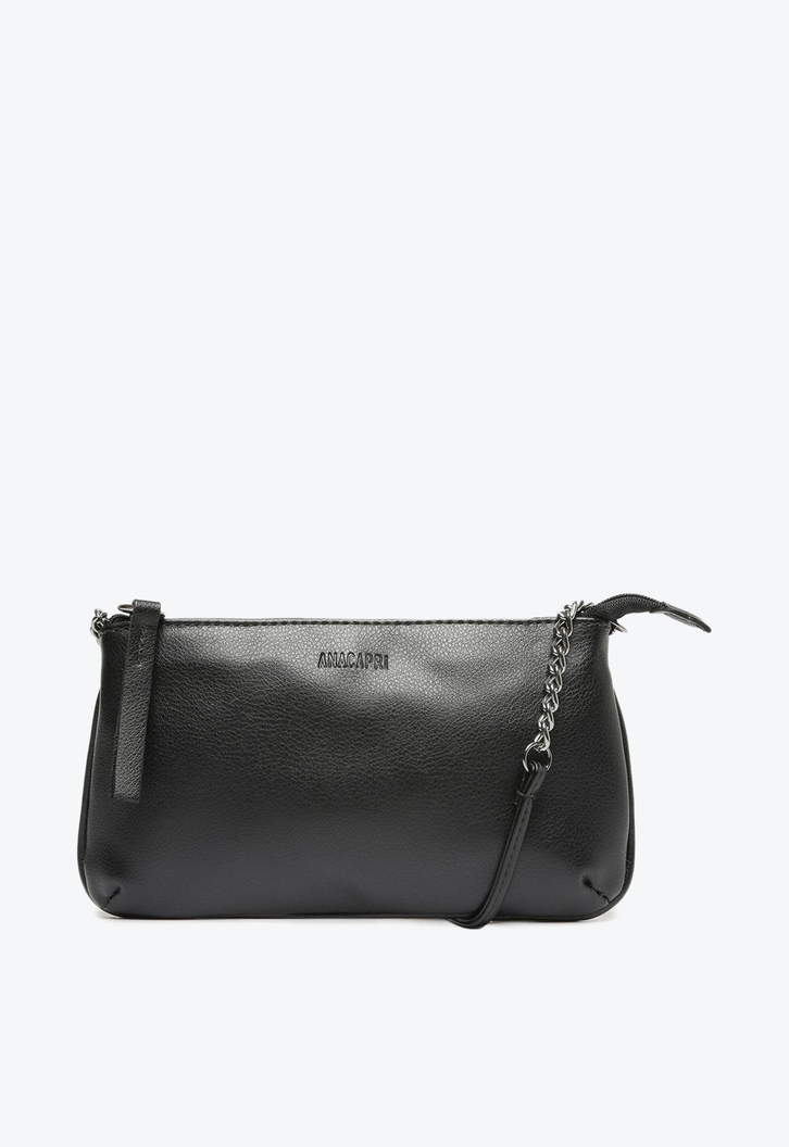 Crossbody Preta Anacapri Corrente Básica Pequena