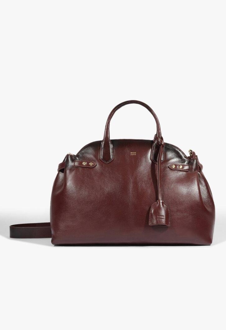 Bolsa Tote Broadway Grande Couro Vinho