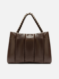 Bolsa Tote Marrom Arezzo Couro Milano Grande