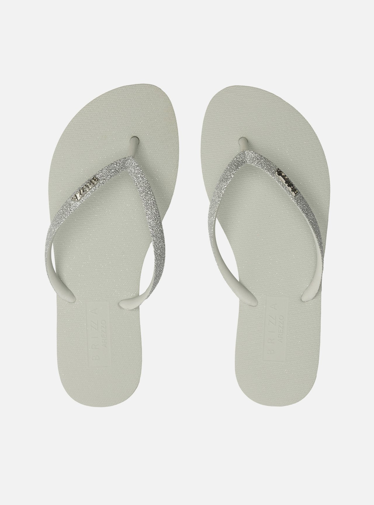 Chinelo Prata Brizza Strass Chinelo Prata Brizza Strass