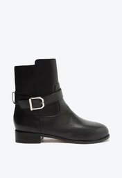 Bota Preta Arezzo Couro Cano Curto Savannah