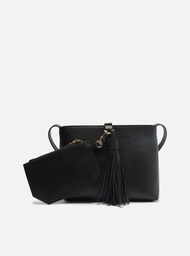 Bolsa Tiracolo Pouch Preta Arezzo Pequena