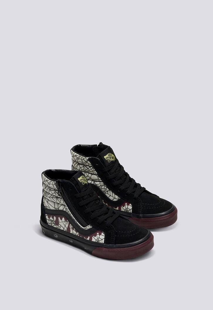 Tênis Sk8-Hi Halloween Glow In The Shadows Black Multi Infantil