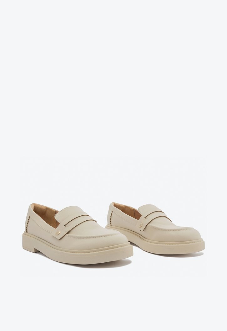 Mocassim Nude Detalhe Removível