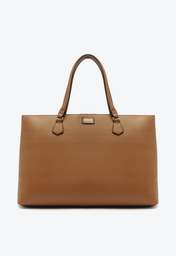 Bolsa Shopping Marrom Schutz Grande Mikki