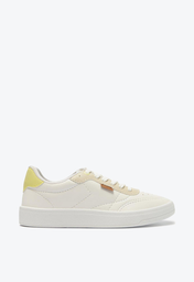 Tênis Branco E Amarelo Anacapri Deb
