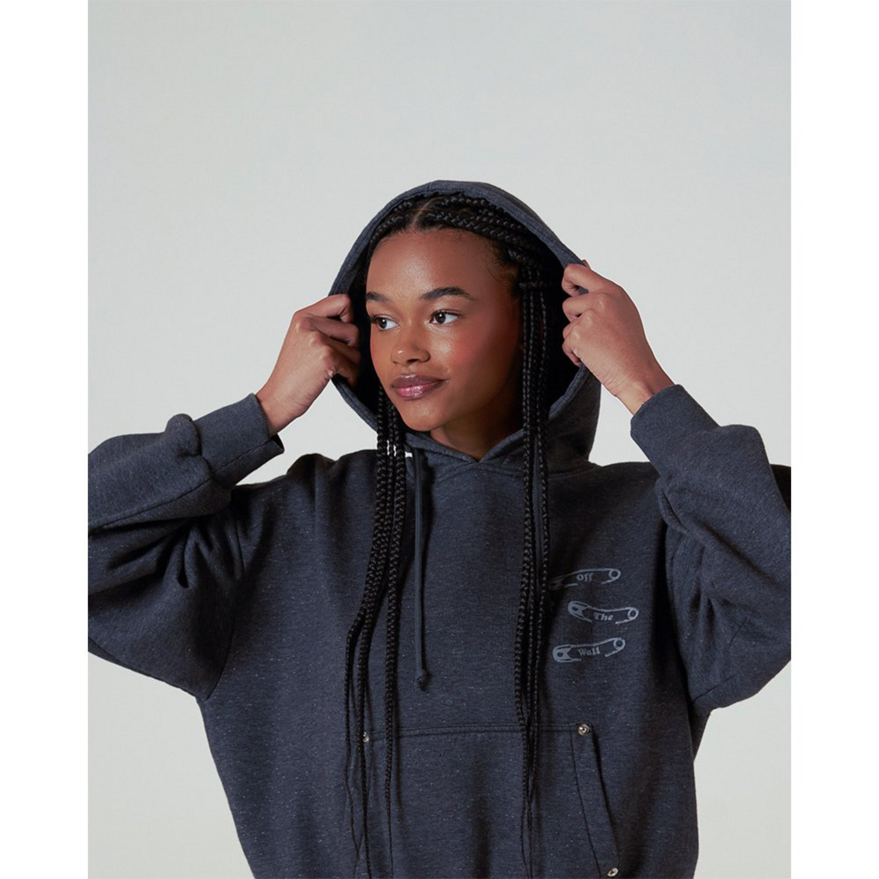 Moletom Pinned Up Retro Hoodie Black | ZZ MALL