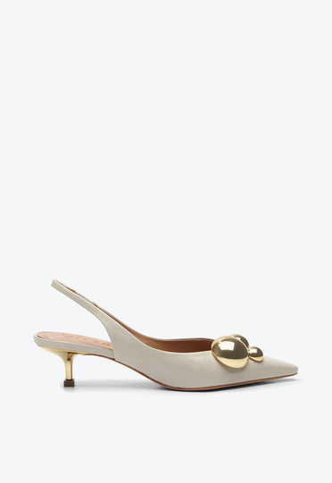 Slingback Cinza Vicenza Olga | ZZ MALL