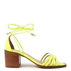sandalia arezzo amarela
