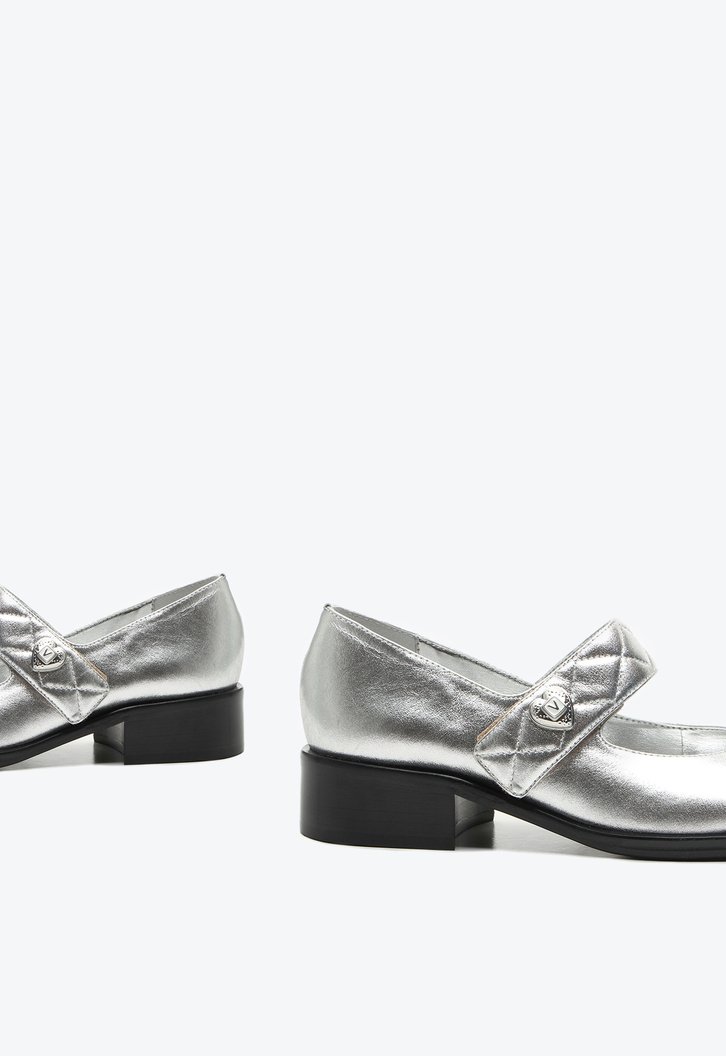Mocassim Grace Prata