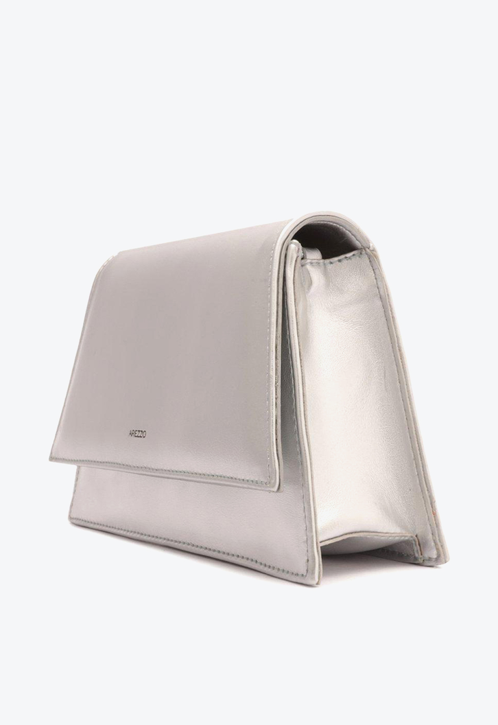 Bolsa Tiracolo Prata Arezzo Gilda Média