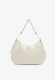 Bolsa Branca Schutz Shoulder Média Couro