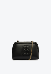 Bolsa Tiracolo Preta Schutz Pequena Kora Couro