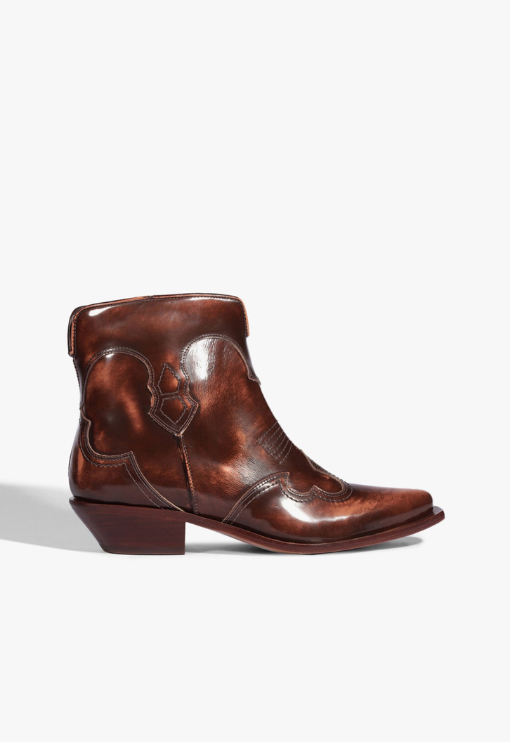 Bota Tennesse Couro Marrom