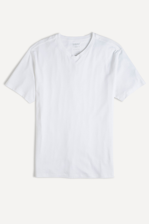 Camiseta Branca Oficina Reserva Pima Premium Gola V