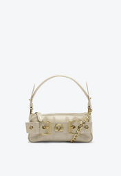 Bolsa Shoulder Lien Pequena Dourada | ZZ MALL